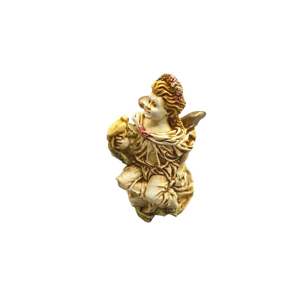Harmony Kingdom La Gardienne Made in England Trinket Box Angel with Birds